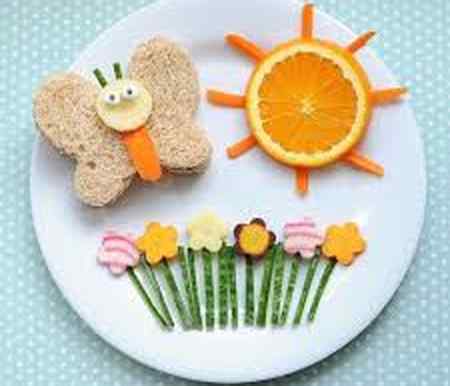 تزیین صبحانه برای مدرسه کودکان