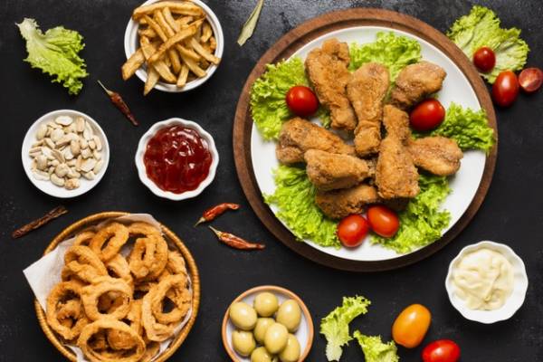 غذای چرب و سرخ کردنی