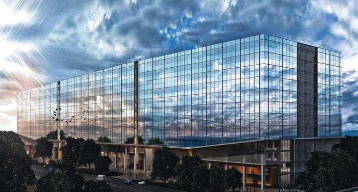 نمای شیشه ای