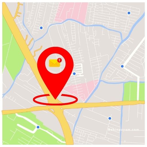 سرویس ارسال پیامک از روی نقشه