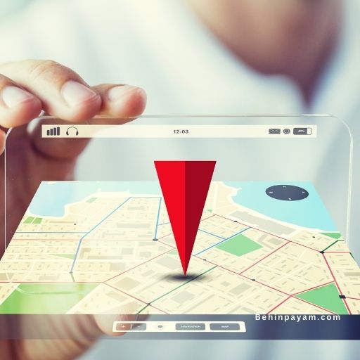 محدوده ی اس ام اس از روی نقشه